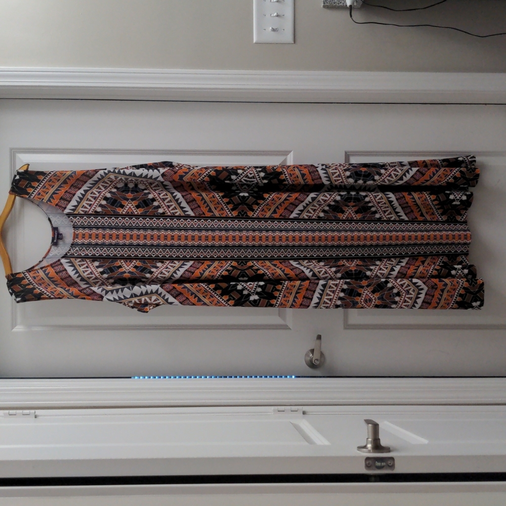 NWOT Roamans Boho Maxi Dress Size 5X (38/40)